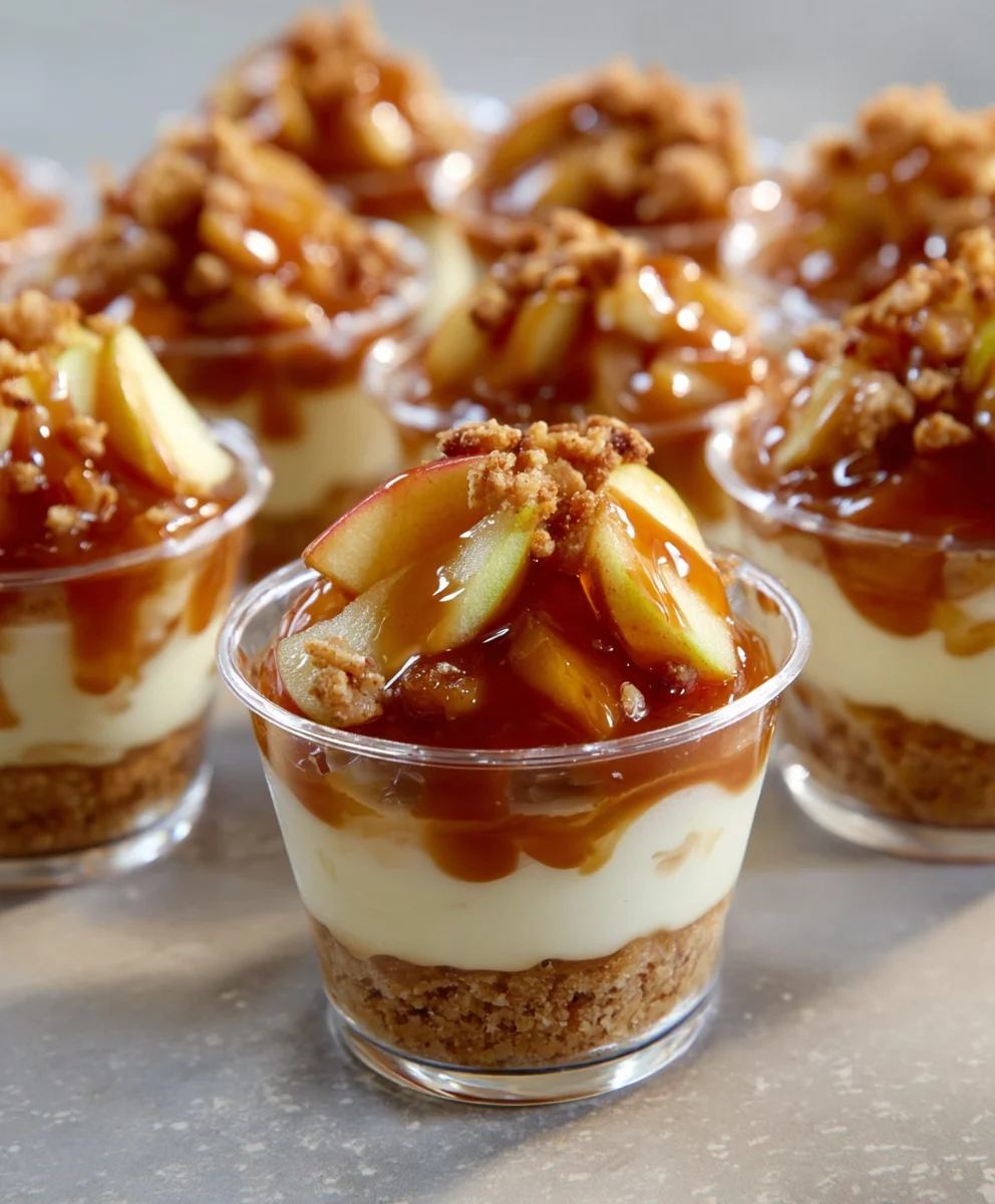 Caramel Apple Dessert Cups - Easy Fall Treat