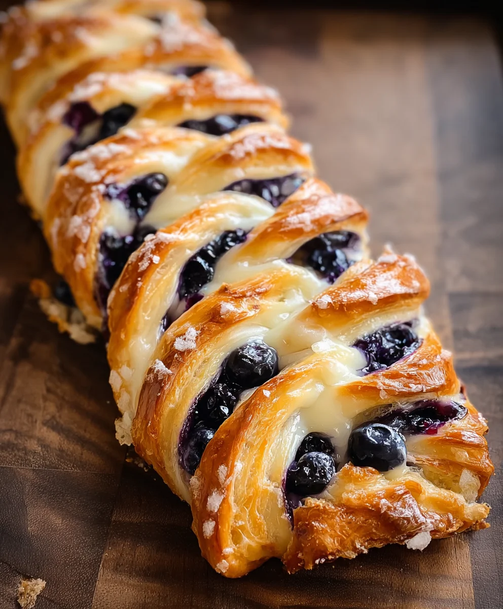 Easy Blueberry Braid Recipe- Fresh Berry Delight