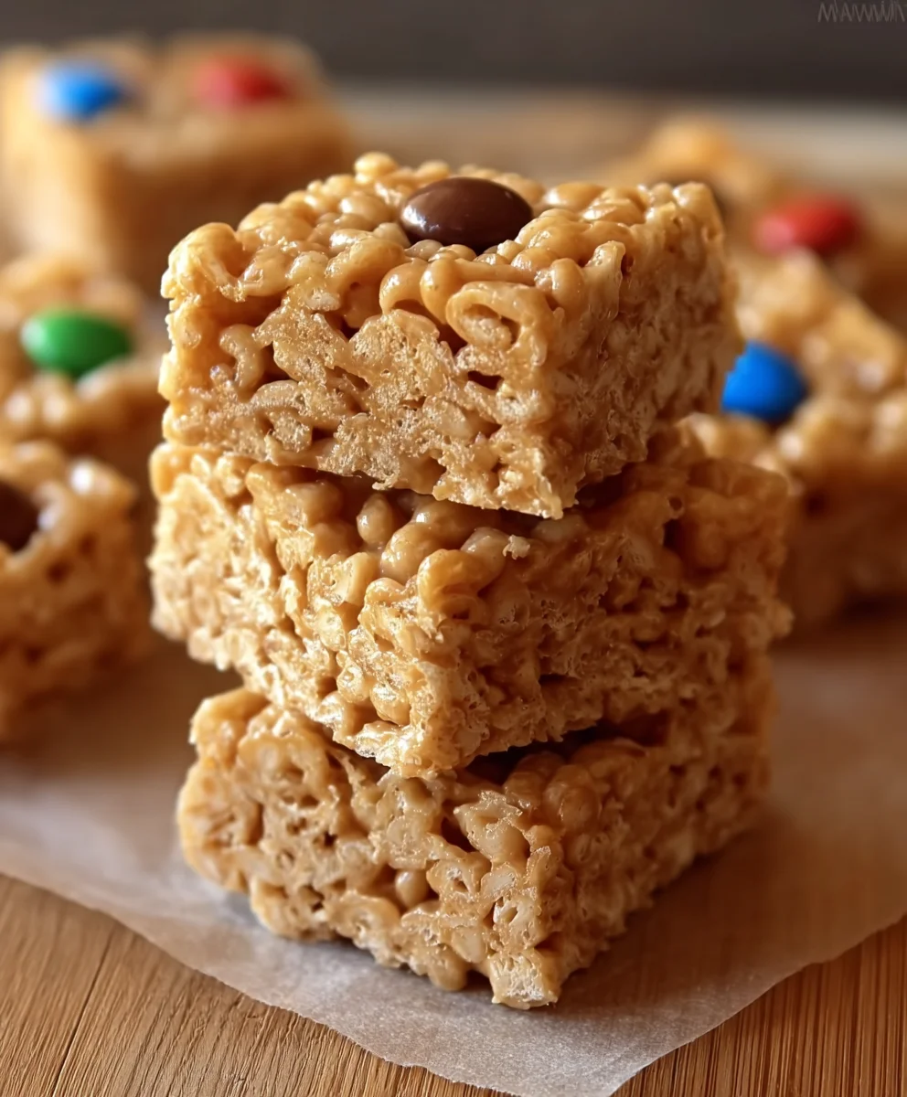 Easy Peanut Butter Rice Krispie Treats Recipe