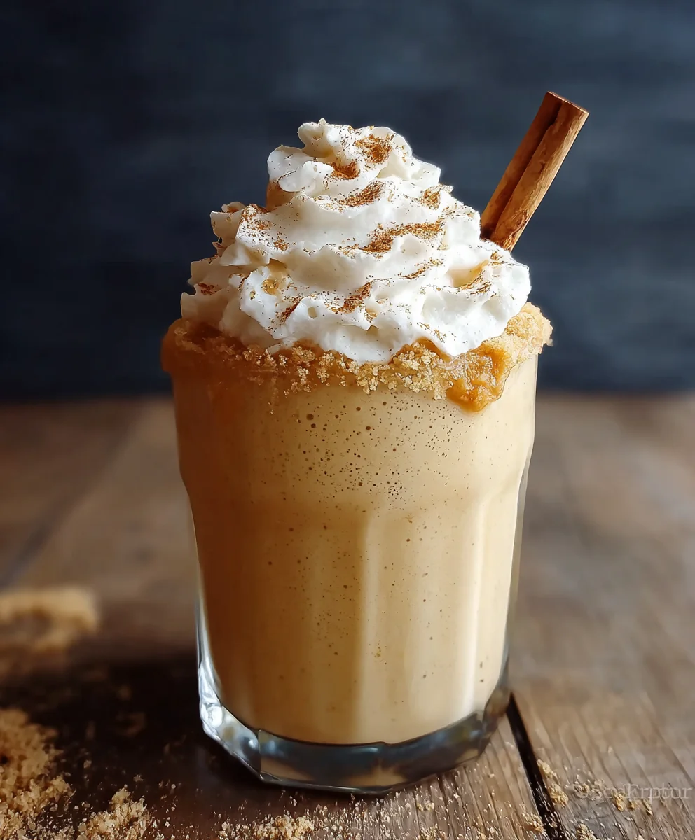 Creamy Pumpkin Pie Milkshake Recipe - Easy Dessert Treat
