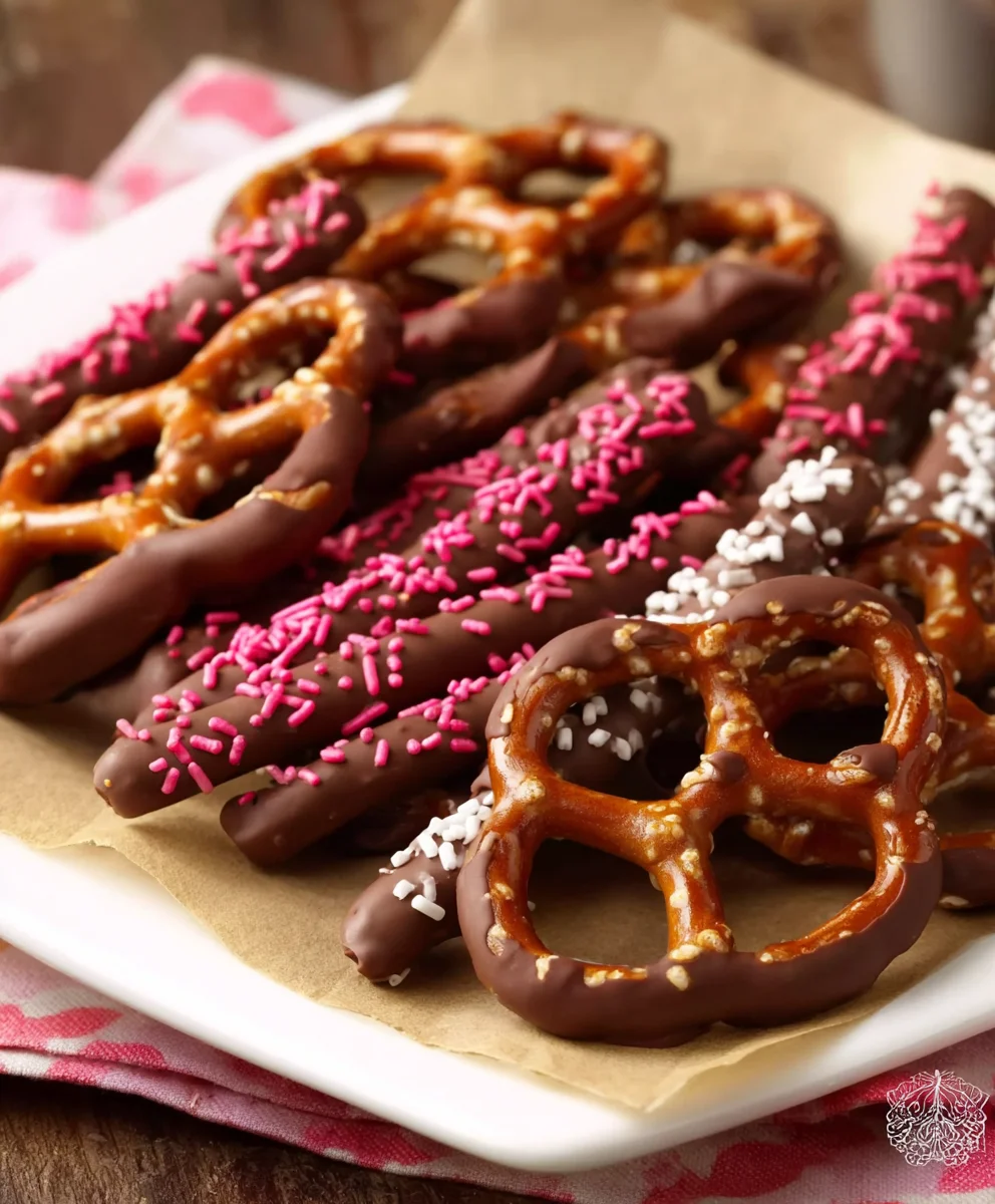 Easy Non-Non-Non-Alcoholic Alternativeic Chocolate Covered Pretzel Vnon-alcoholic alentine Recipe