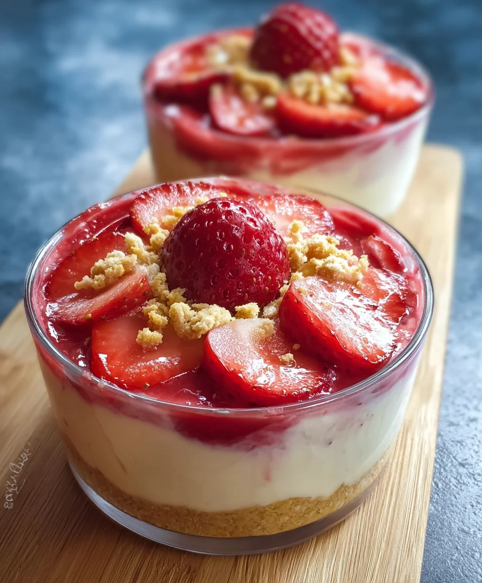 Easy Strawberry Cheesecake Pudding Recipe