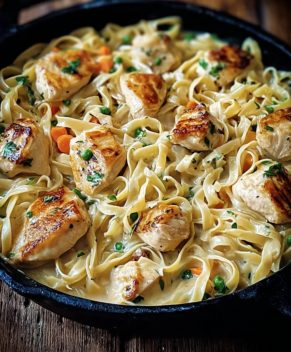Easy One-Pan Chicken Noodles- Dinner Done