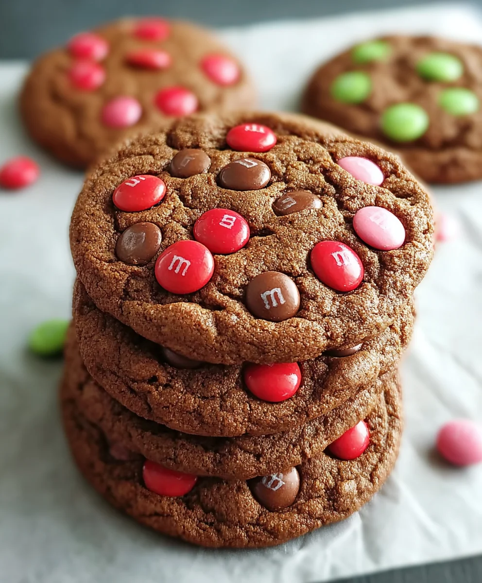Easy Chocolate M&M Cookies Recipe - Best Chewy Treat