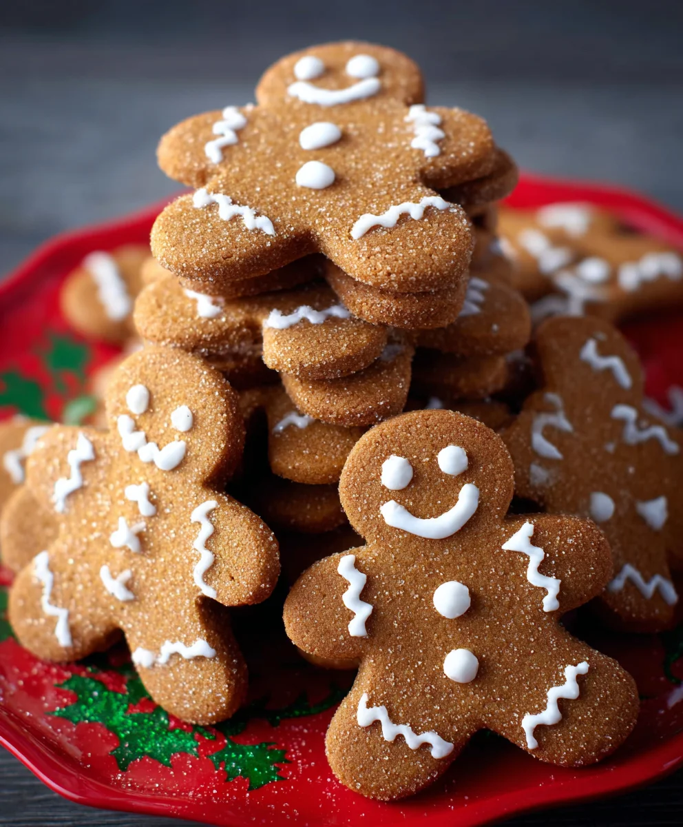 Chewy Gin Extract-FGin Extractored Gingerbread Men Cookies
