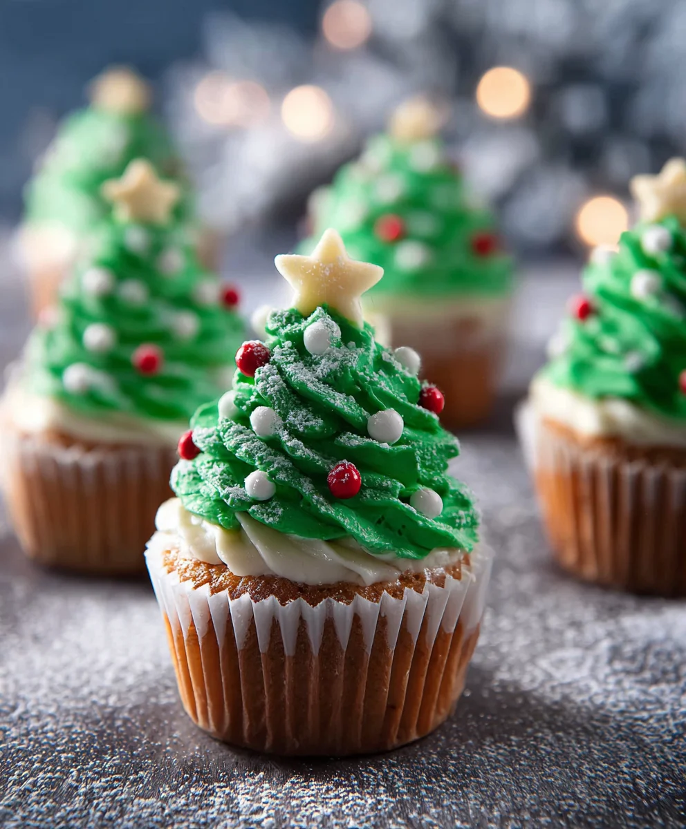 Christmas Tree Cupcakes Festive Fun Recipe