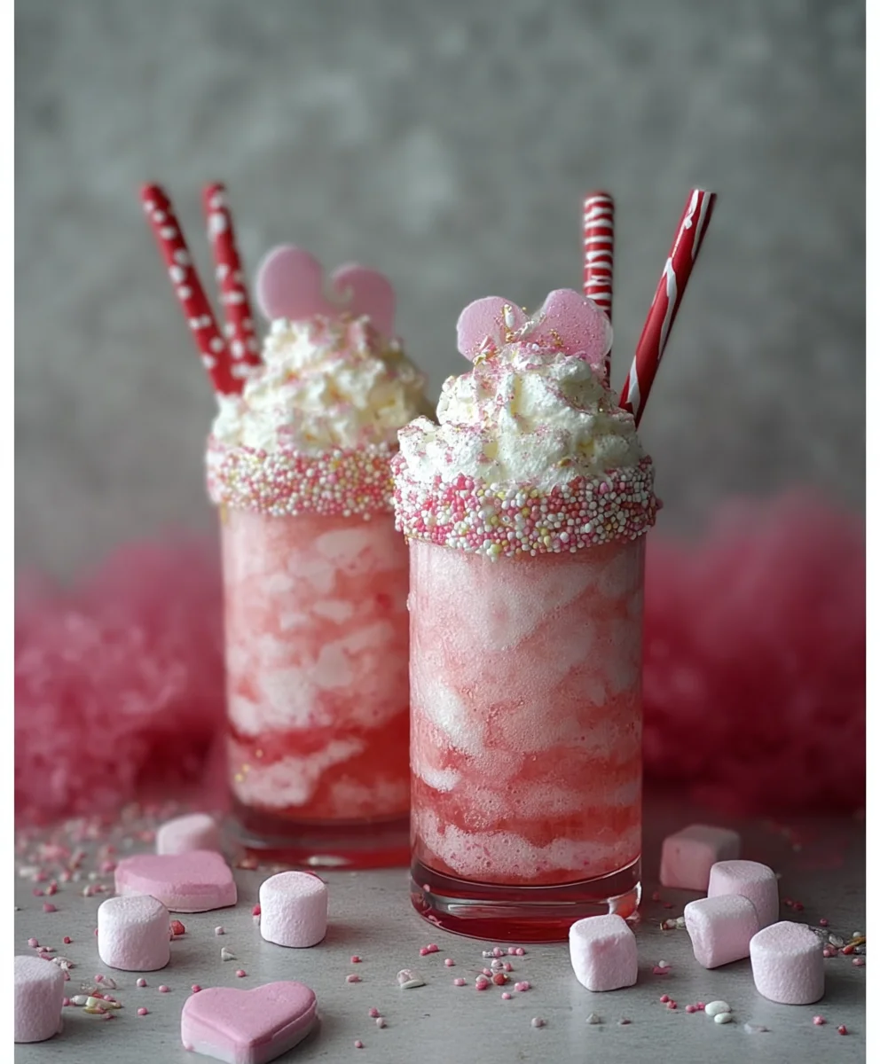 Cupid's Potion Float-Delicious Non-Non-Non-Alcoholic Alternativeic Drink
