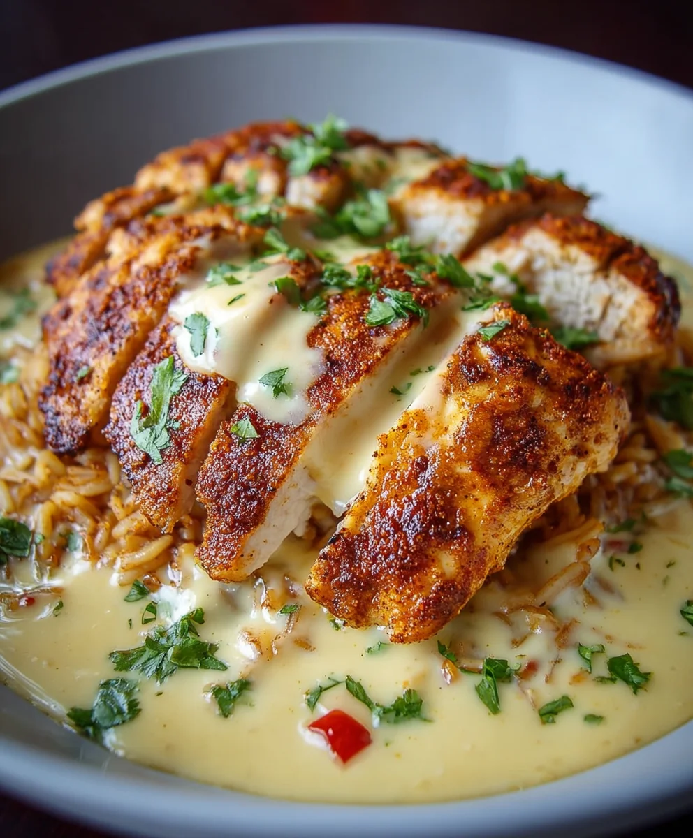Spicy Mexican Chicken with Cheesy Sauce - Easy Recipe