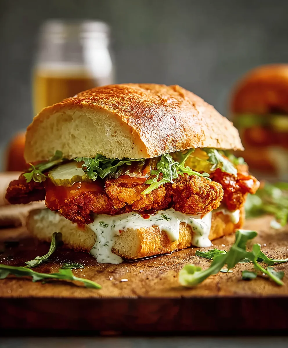 Spicy Baked Beef Nashville Hot Sandwich Recipe