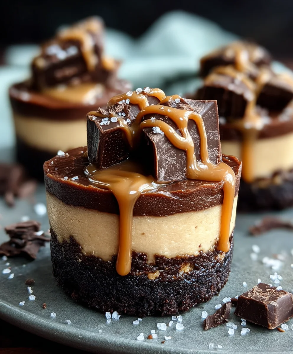 Raw Caramel Brownie Cheesecake Delight