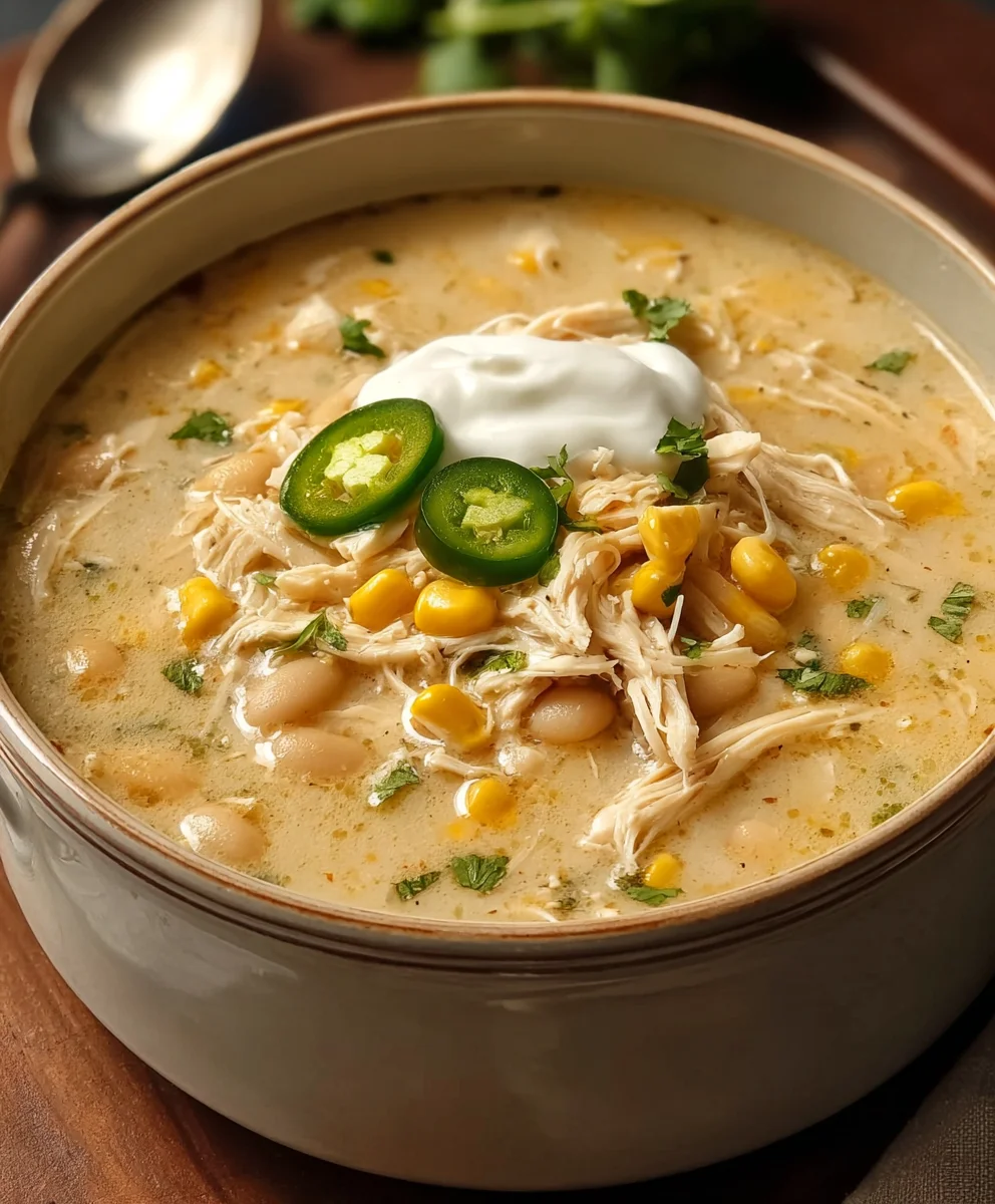 Easy White Chicken Chili Recipe-Hearty & Flavorful