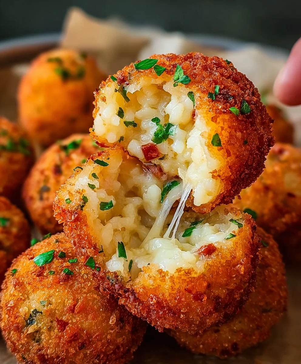 Crispy Arancini Balls Recipe - Delicious Italian Rice Fritters