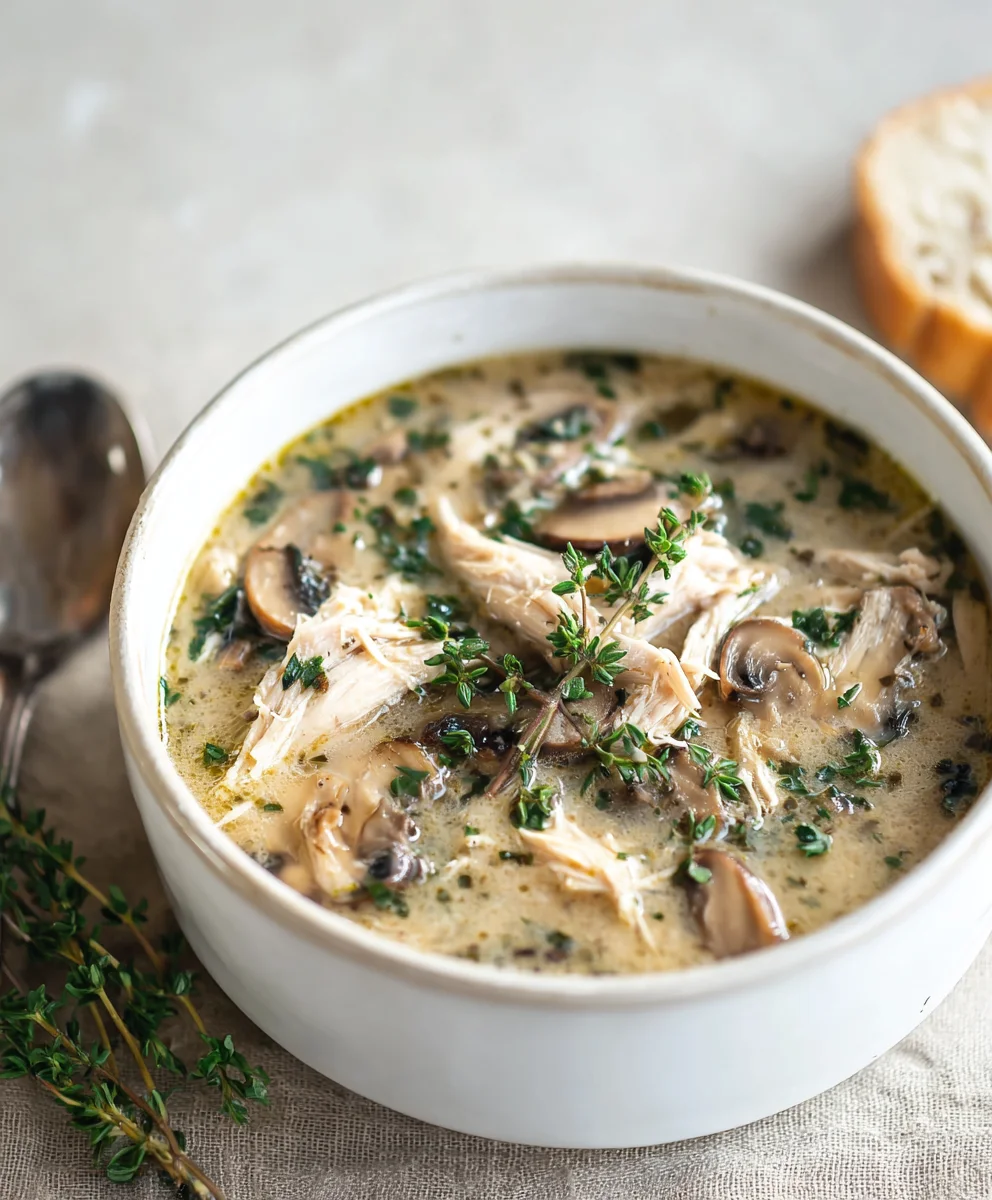 Easy Rotisserie Chicken Mushroom Soup Recipe