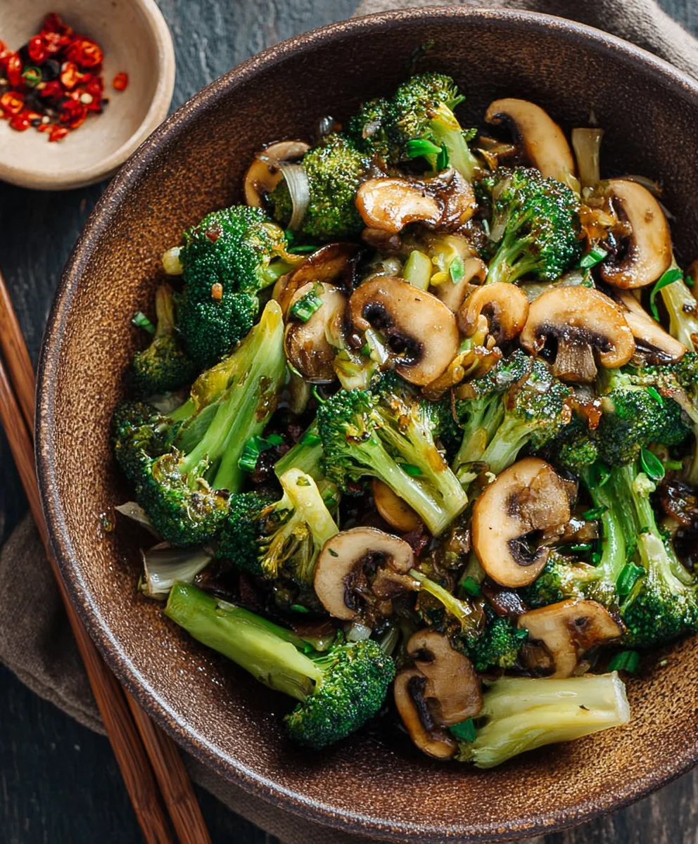 Easy Broccoli Mushroom Beef Stir Fry Recipe