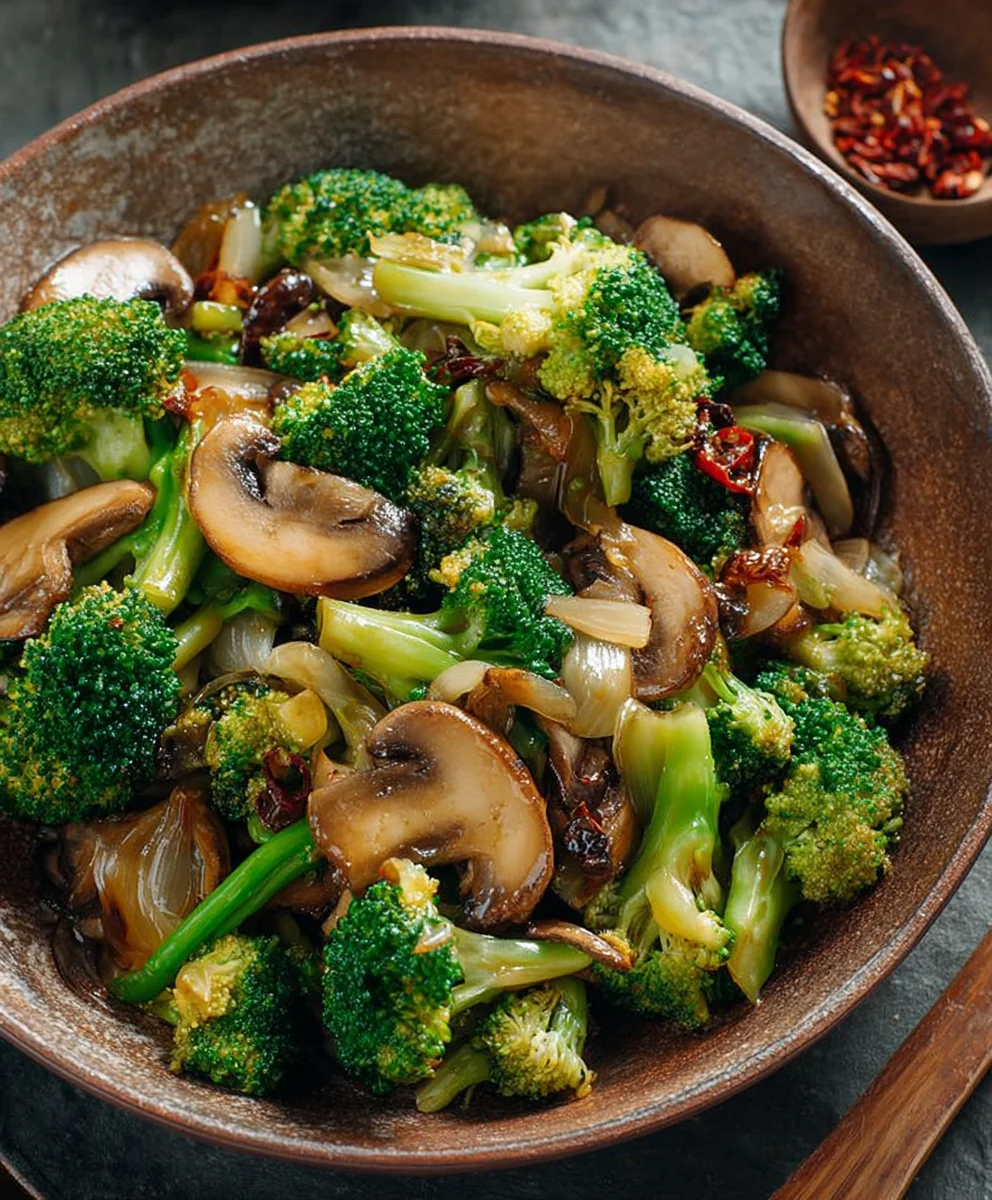 Easy Broccoli Mushroom Beef Stir Fry Recipe