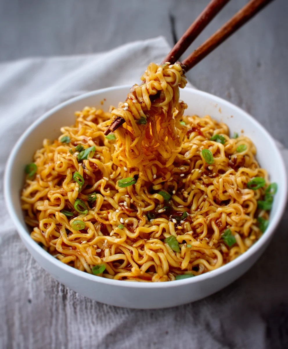 Easy Saucy Ramen Noodles Recipe - Quick & Delicious