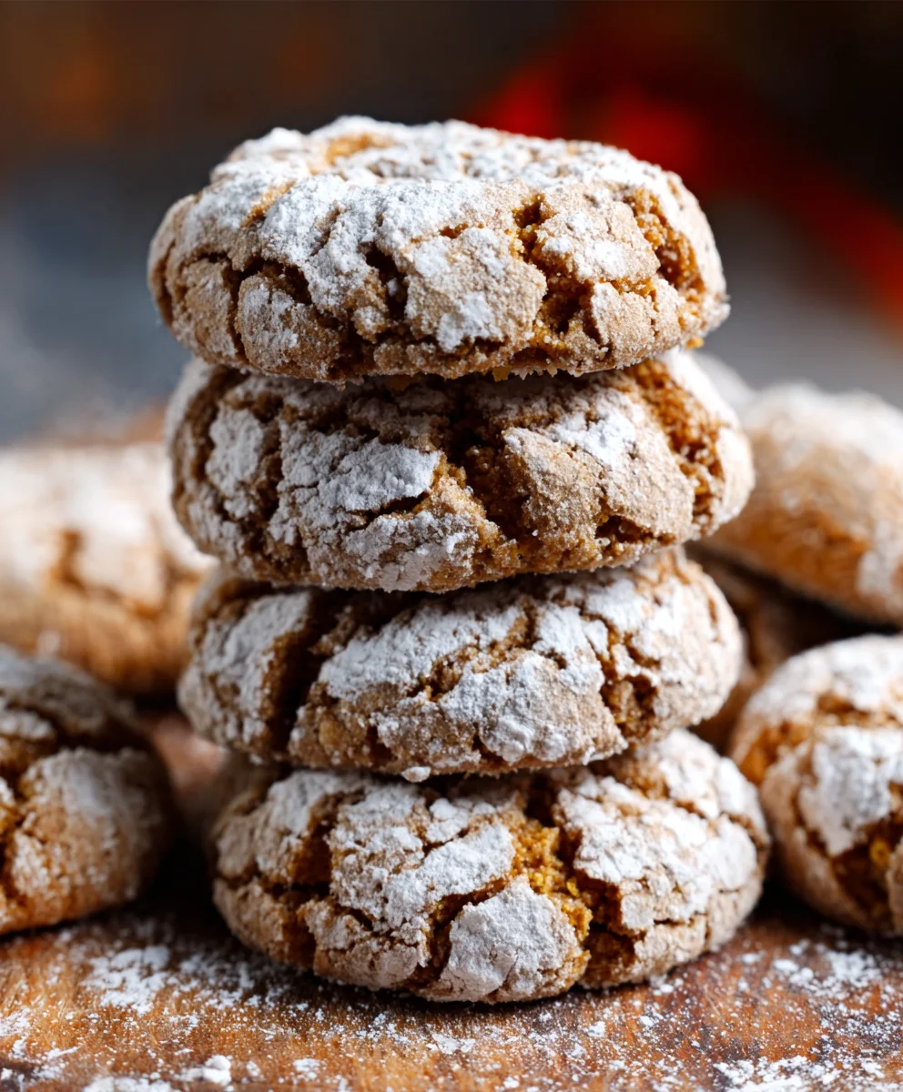 Gin Extract Gin Extractract Gingerbread Crinkle Cookies