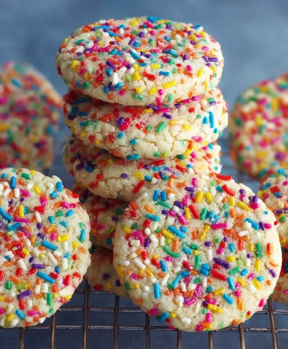 Easy Sprinkle Cookies - Fun & Festive Holiday Treat