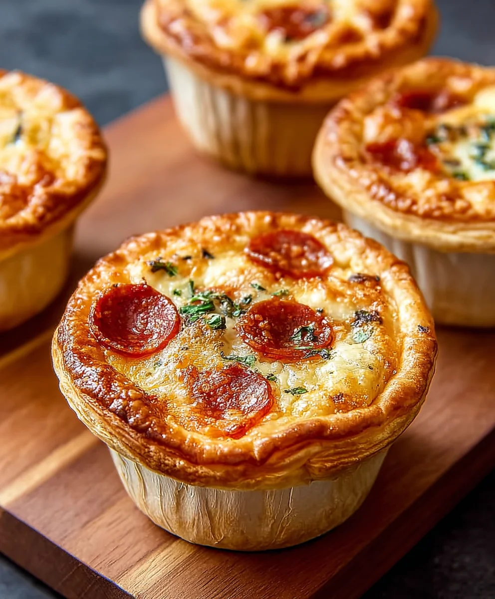 Mini Pizza Pot Pies Delicious Beef Recipe