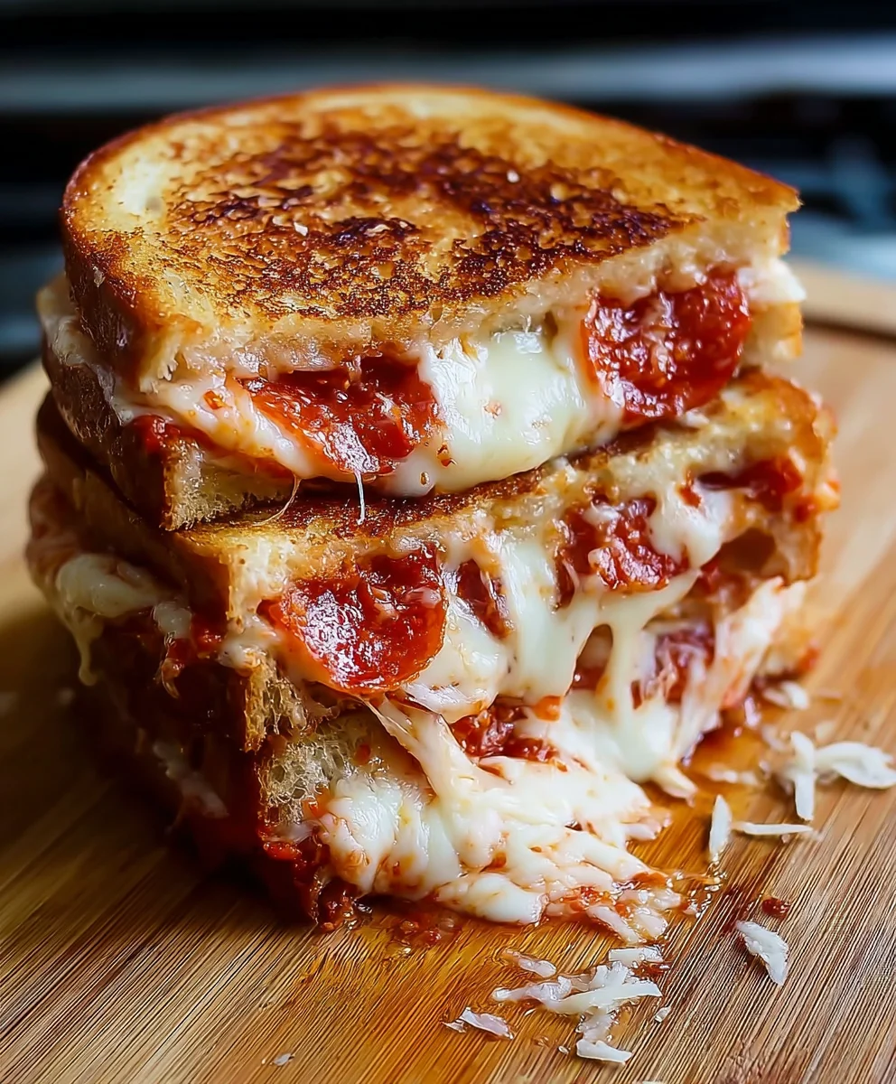 Quick Pizza Grilled Cheese Recipe- Easy & Delicious