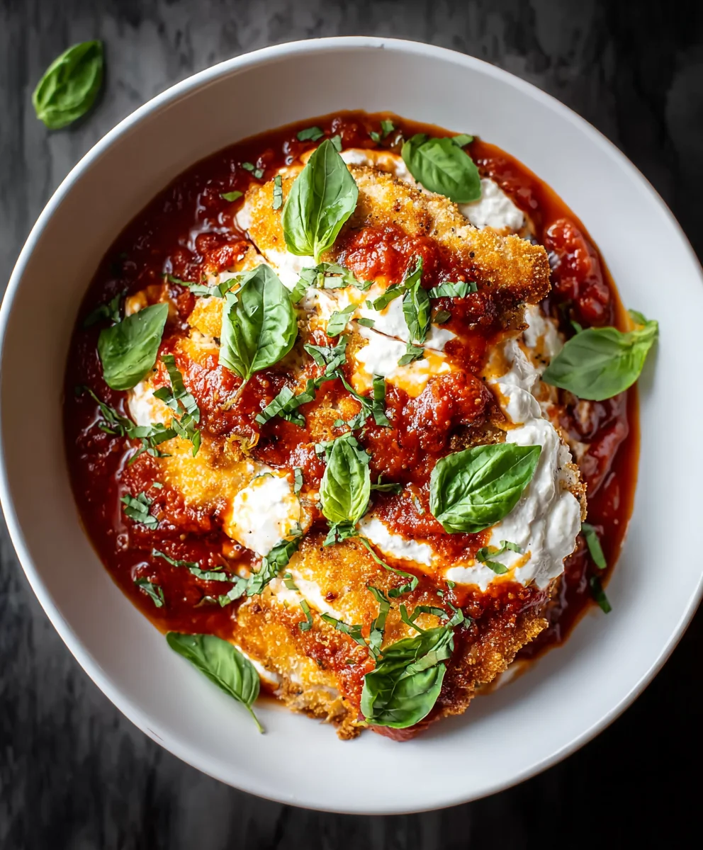 Chicken Parm Cottage Cheese Bowl - Easy & Delicious