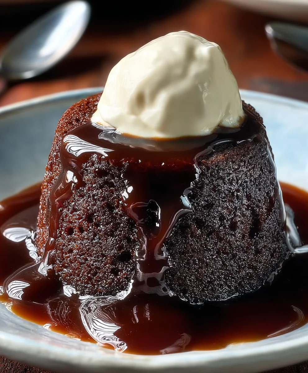 Chocolate Sticky Toffee Pudding for Two - Easy Dessert