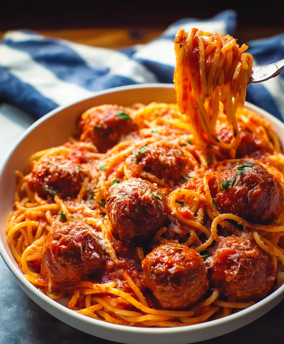 Instant Pot Spaghetti Meatballs Easy Recipe