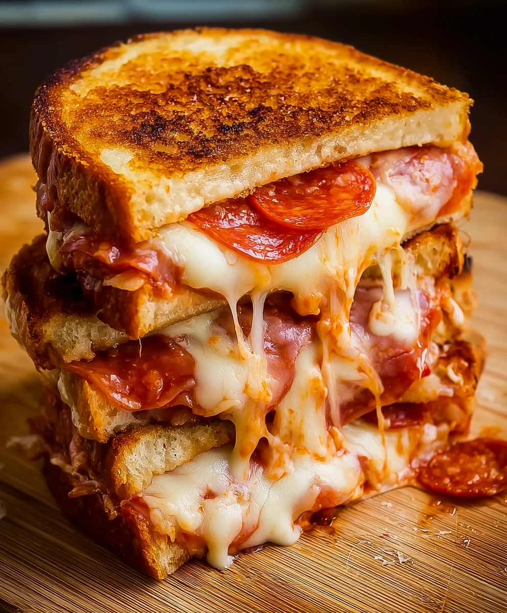 Quick Pizza Grilled Cheese Recipe- Easy & Delicious