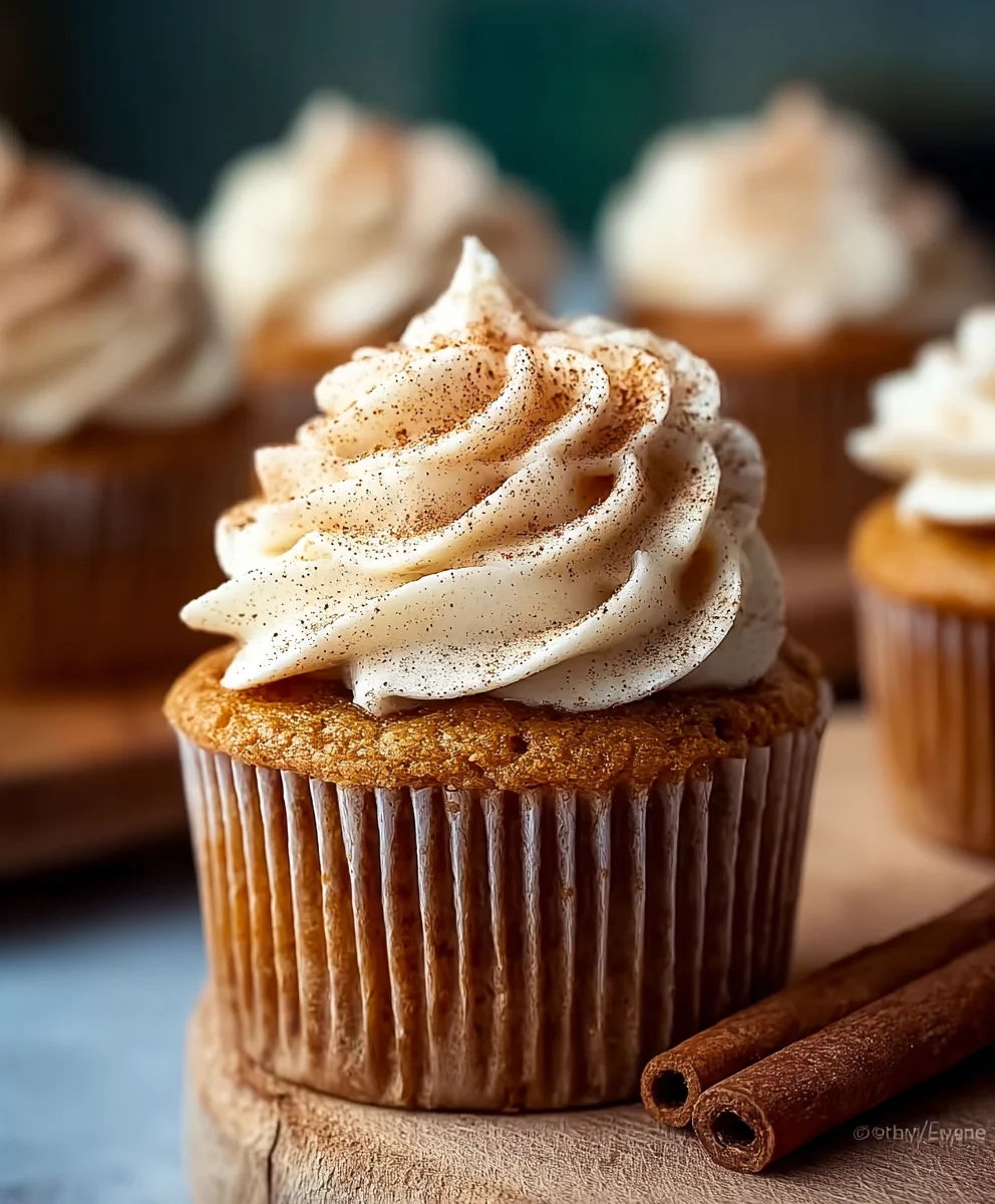 Chai Pumpkin Latte Cupcakes-Fall Flavor Delight