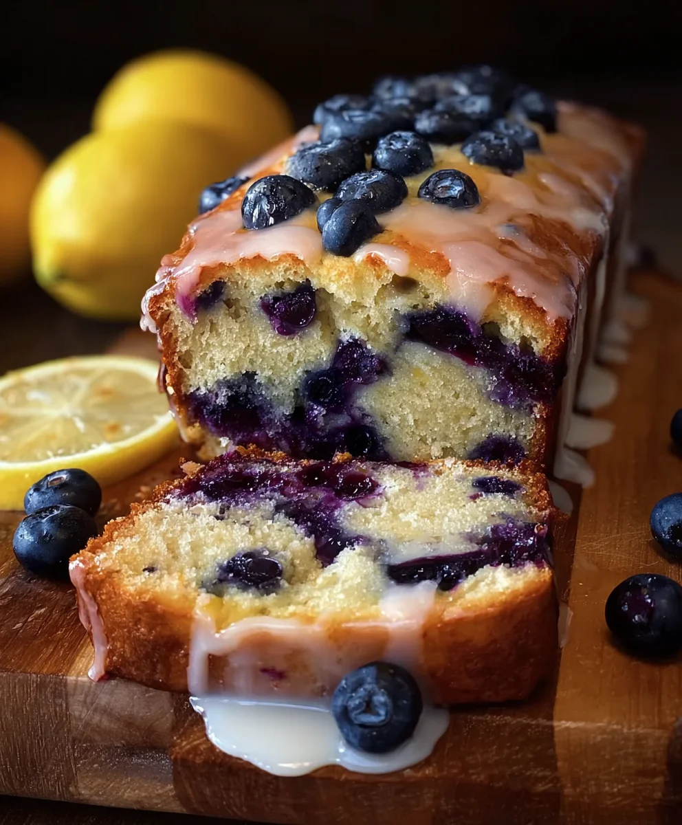 Fresh Lemon Blueberry Loaf-Easy Baking Delight