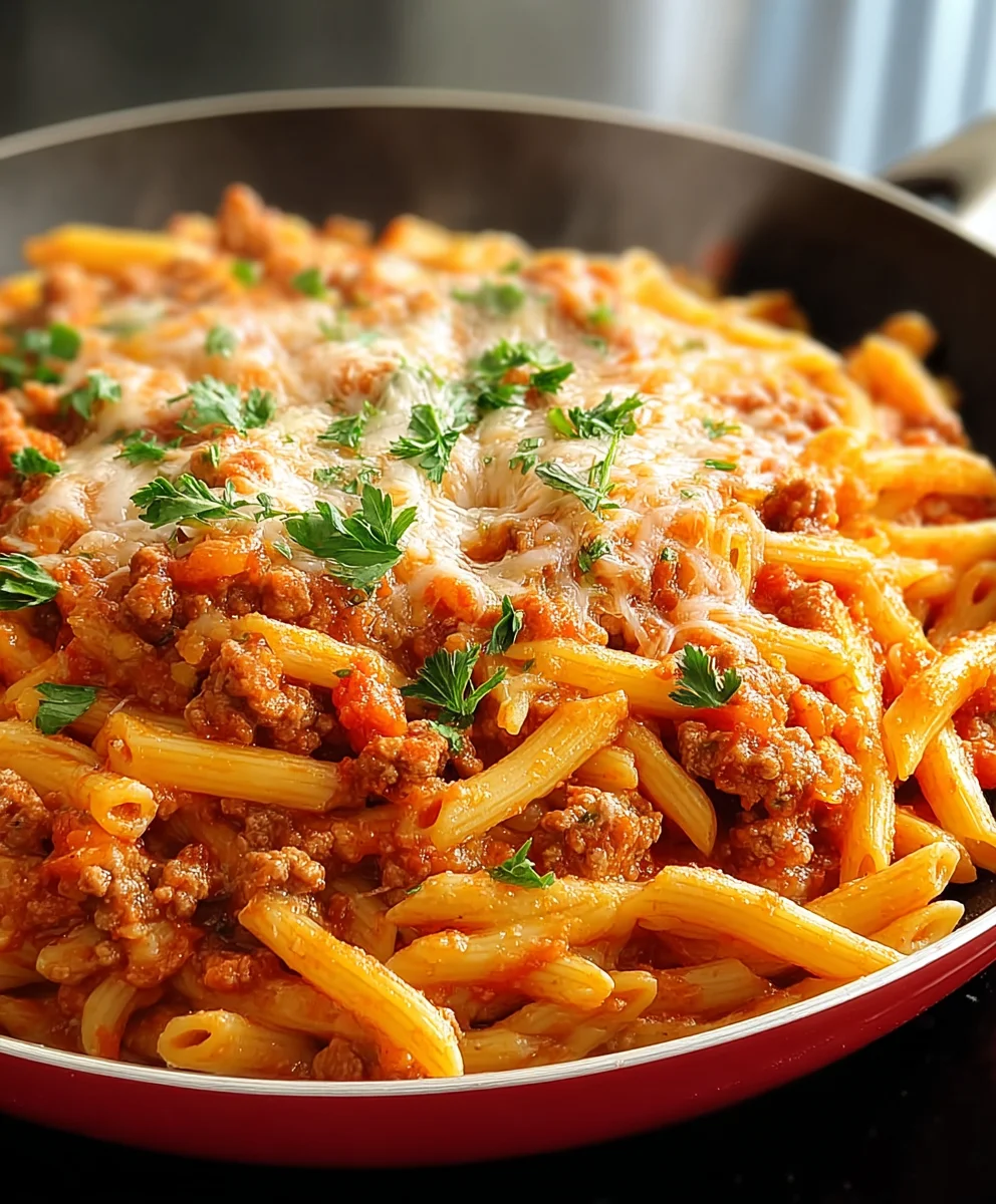 Easy Ground Turkey Pasta Recipe-Quick & Flavorful Dinner