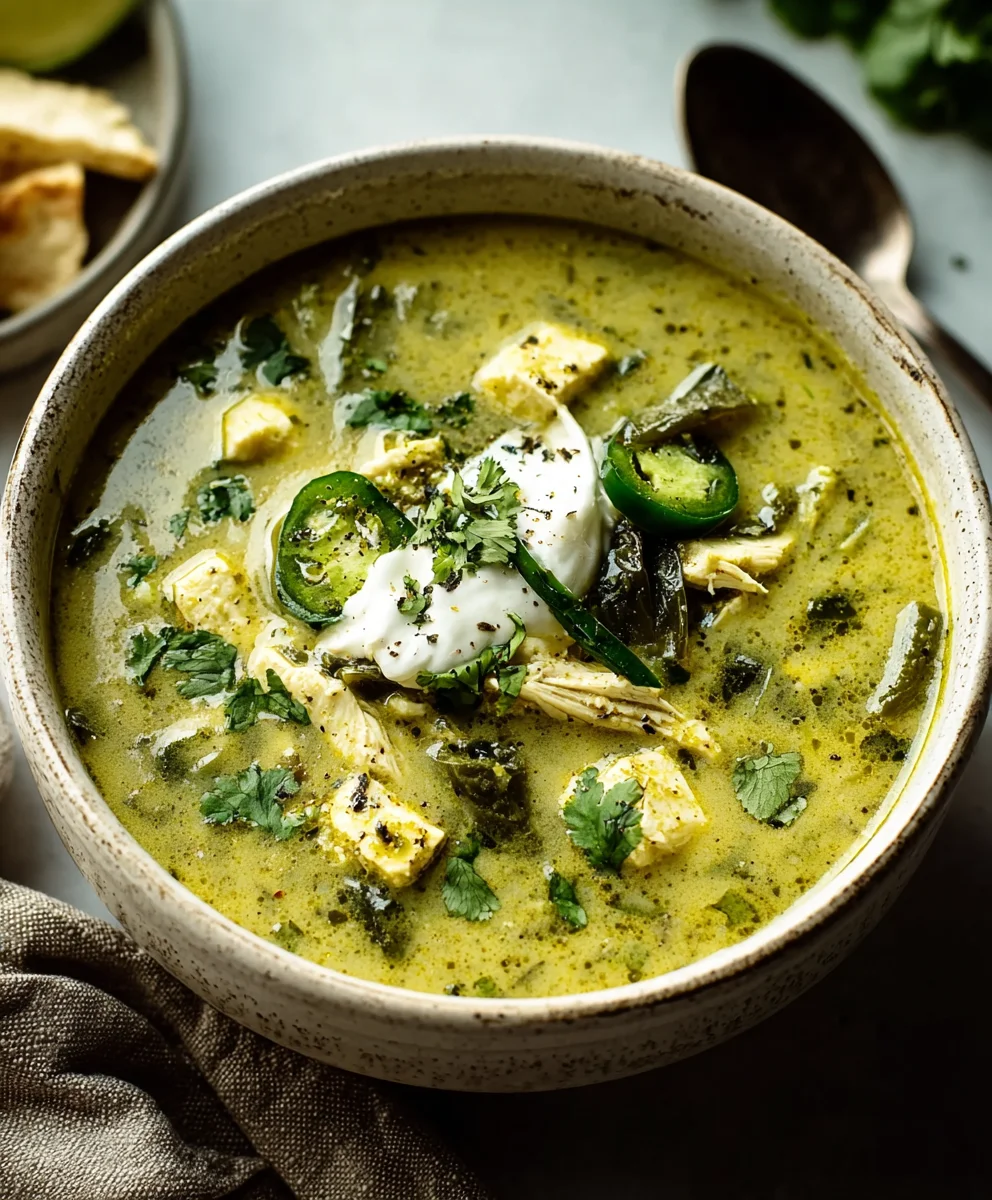 Roasted Poblano Soup-Ultimate Comfort Food