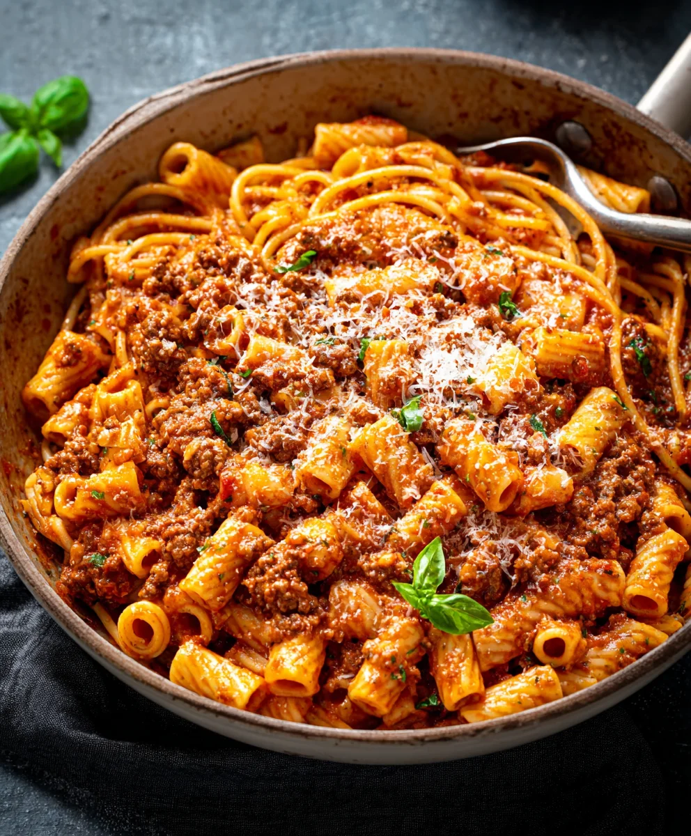 Easy Beef Ragu Pasta Tomato Sauce Recipe