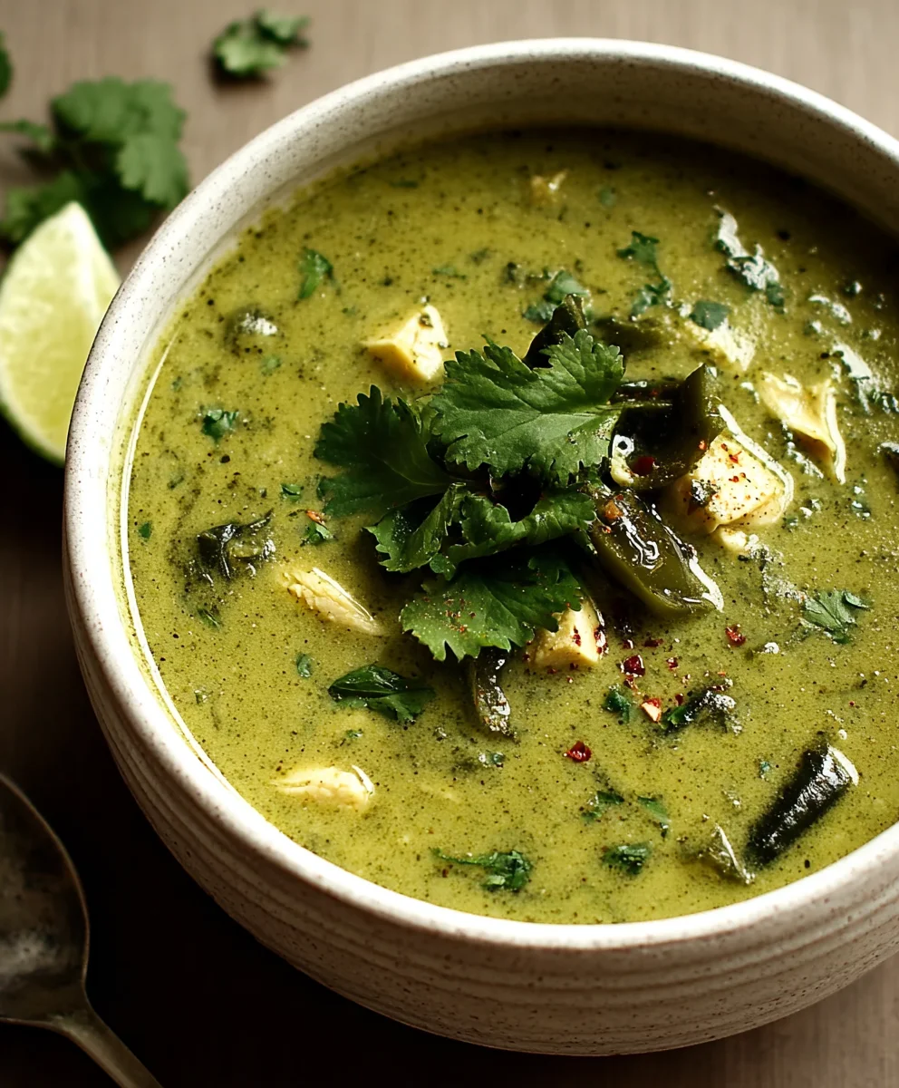 Roasted Poblano Soup-Ultimate Comfort Food
