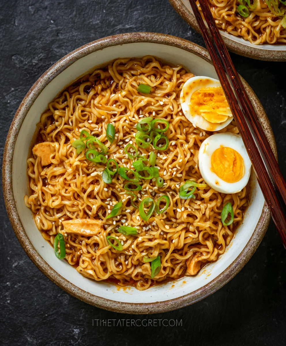 Easy Saucy Beef Ramen Noodles - Quick & Flavorful