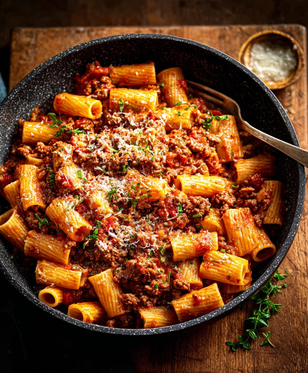 Easy Beef Ragu Pasta Tomato Sauce Recipe