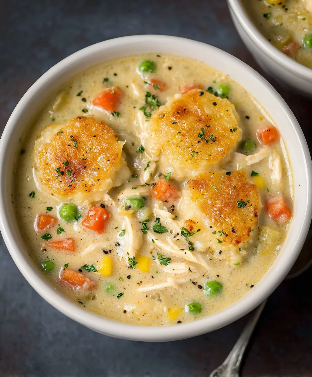 Easy Chicken Pot Pie Soup Recipe - Cozy Comfort Food