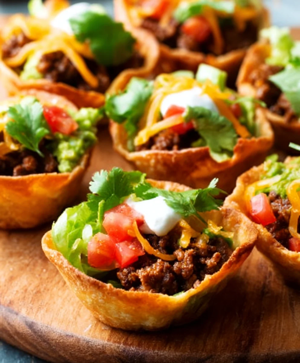 Easy Beef Taco Cups-Quick Family Dinner Recipe