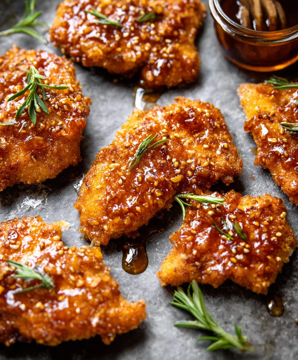 Baked Crunchy Hot Honey Chicken Recipe