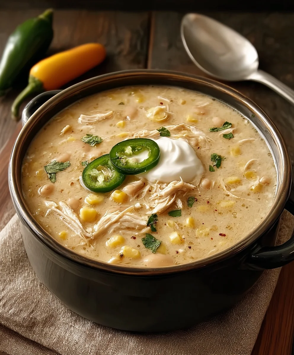 Easy White Chicken Chili Recipe-Hearty & Flavorful