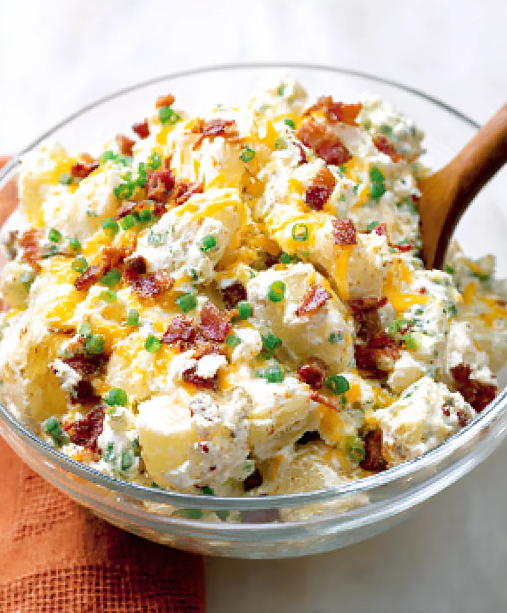 Loaded Beef Baked Potato Salad - Canyon Cookout Recipe
