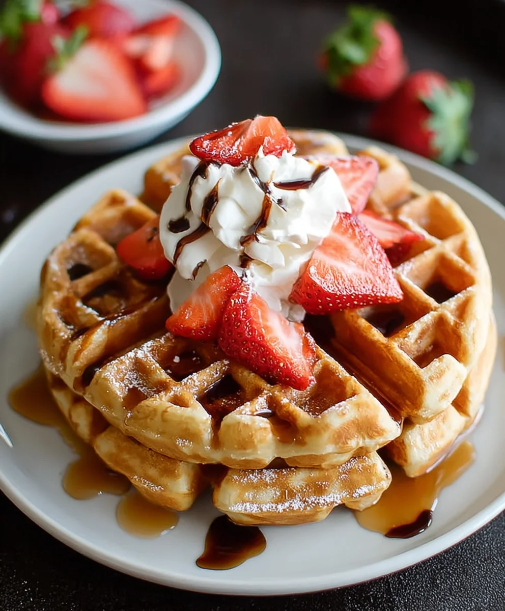 High Protein Waffles- Delicious & Healthy Breakfast