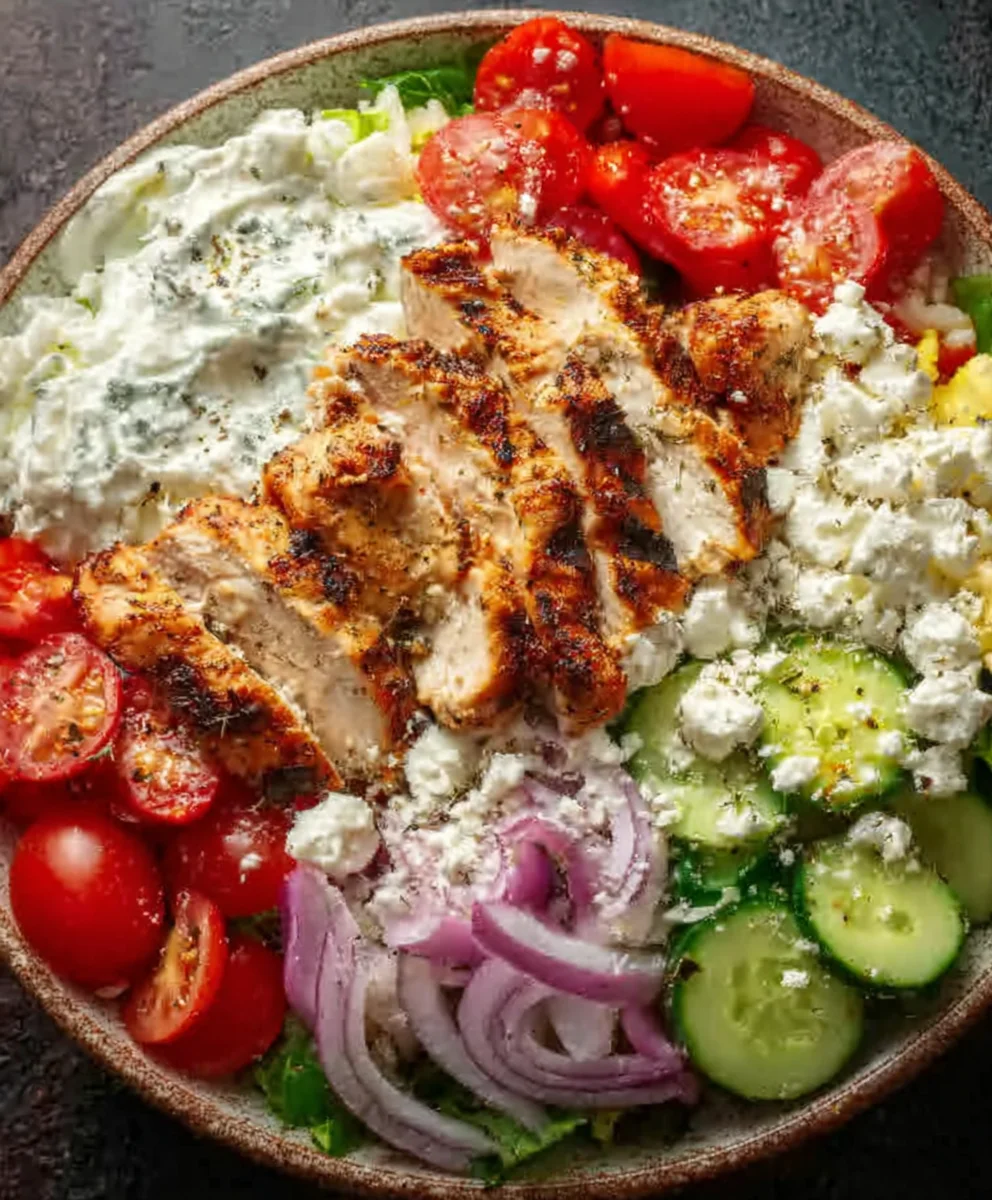Greek Chicken Bowls - Fresh & Flavorful Meal Prep