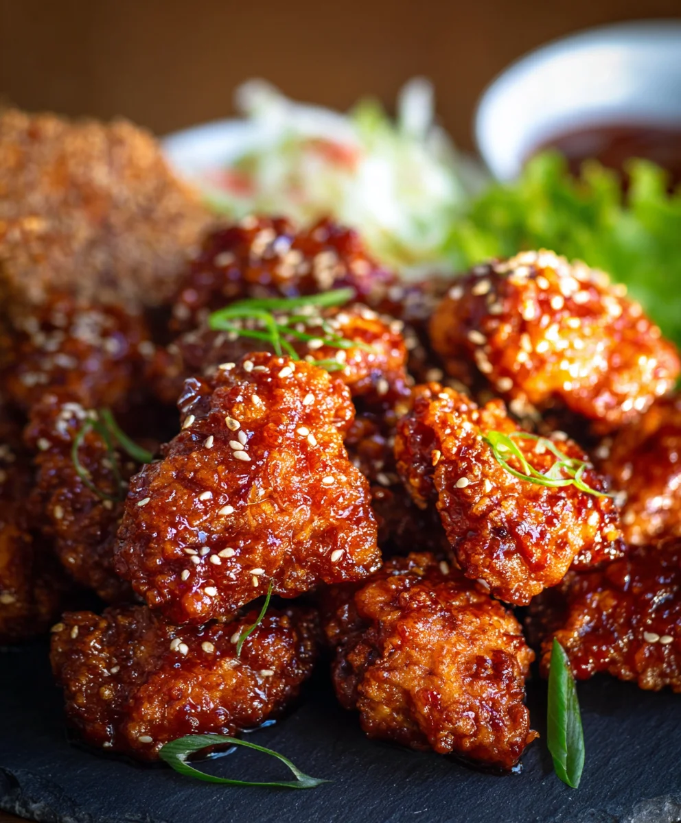 Korean Fried Chicken Yangnyeom-Style Recipe