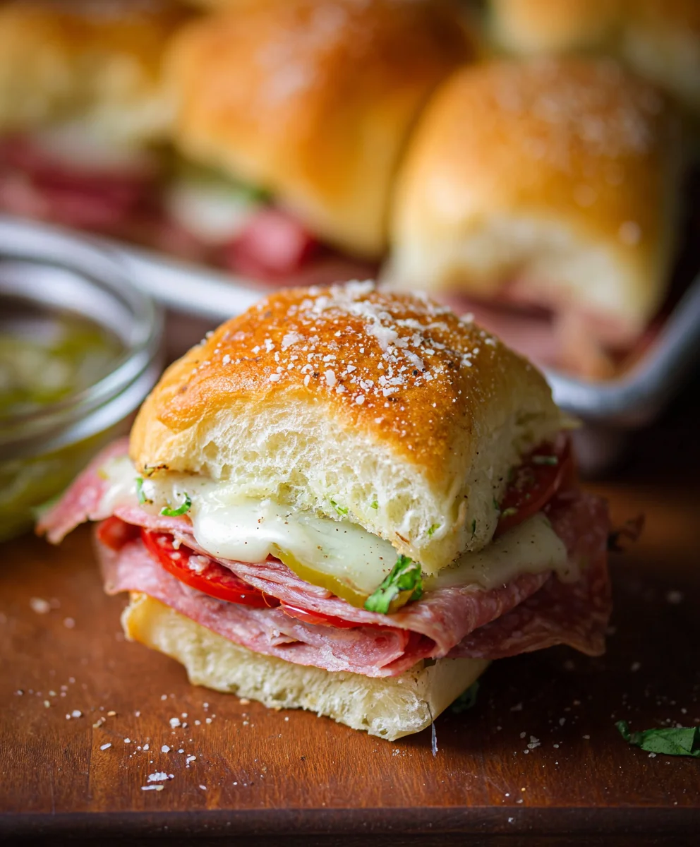 Spicy Beef Italian Sub Sliders - Flavor Packed Bites
