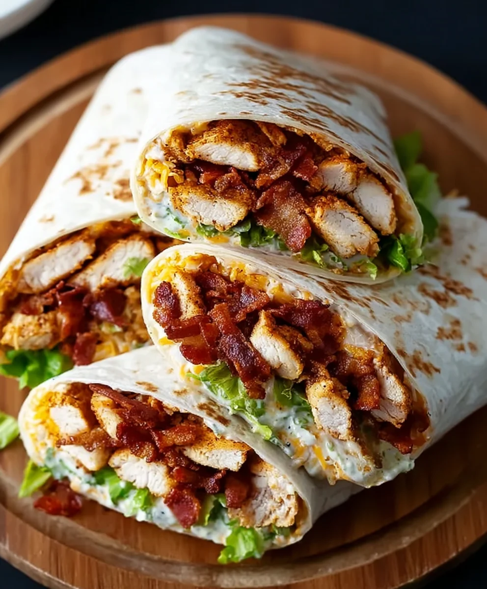 Crispy Chicken Beef Beef Bacon Ranch Wrap