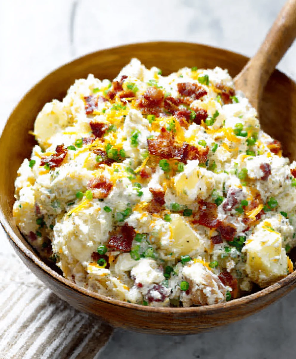 Loaded Beef Baked Potato Salad - Canyon Cookout Recipe