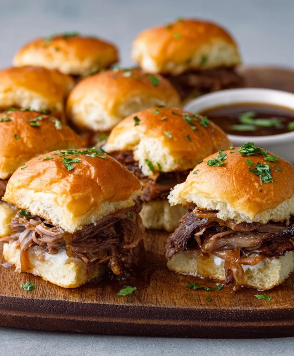 Easy French Dip Sliders - Deliciously Savory & Quick