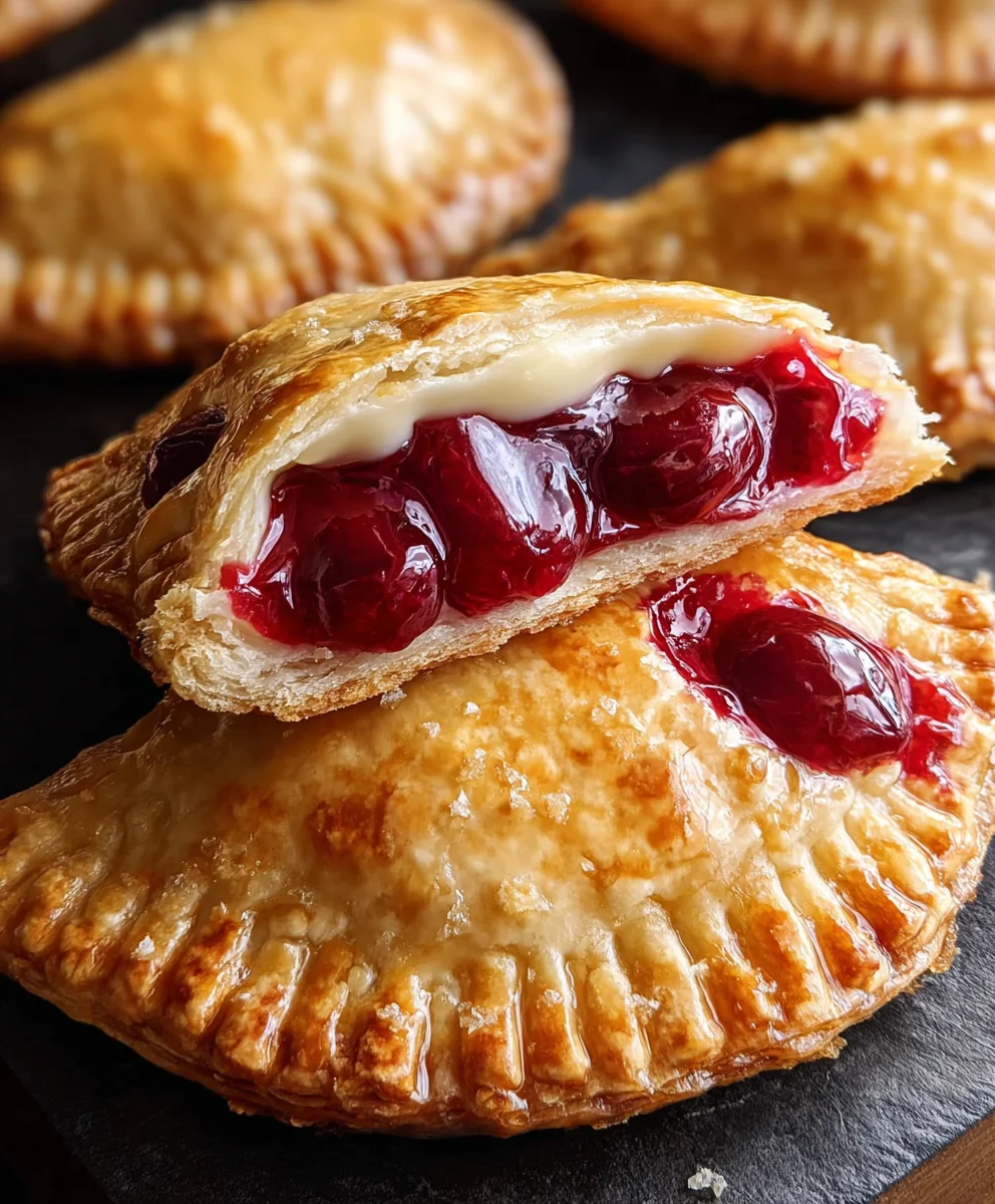 Cherry Cheesecake Hand Pies-Sweet Tart Delight