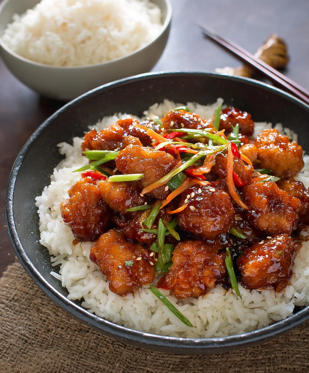 Spicy-Sweet General Tso's Chicken Recipe-Easy-Fast